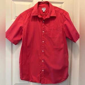 Old Navy Men’s Short Sleeve Button Up Shirt Size Large